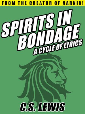 cover image of Spirits in Bondage: A Cycle of Lyrics